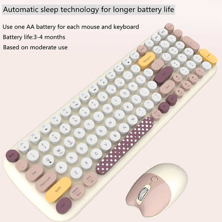 Coteci 84023 Dual-mode Wireless Keyboard + Mouse Set 8 Coteci Wireless Keyboard Price ion BD