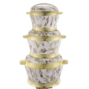 Trang chủ Đảng 2.2L + 4.4L + 6.5L thực phẩm lưu trữ & container với nắp đậy ABS + thép không gỉ thực phẩm ấm hơn mát thịt hầm cookwares - Product Image 5