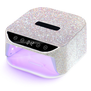 Lampe à ongles UV LED rechargeable sans fil Diamond, double lumière, professionnelle pour le séchage du gel - Product Image 6