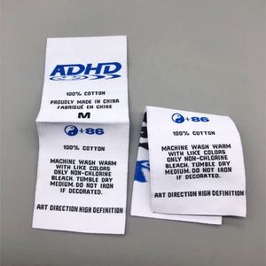 China Factory Wholesale Custom Woven Label and <b>Clothes</b> Label - Product Image 3