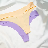 Vente en gros OEM Usine Culottes string transparentes pour femmes, sous-vêtements taille basse, tanga, culottes bikini pour femmes