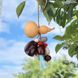 Wholesale Handcrafted Dried Calabash And Mixed Fruit Shell Hanging Decor <b>Wind</b> <b>Chime</b> - Product Image 6