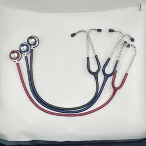 Классический III <span class=keywords><strong>deluxe</strong></span> больничный врач с двумя головками с одной головкой алюминиевый стетоскоп из нержавеющей стали - Product Image 3