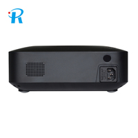 Projecteur de cinéma maison portable LCD LED USB FCC CE PSE RoHS, avec haut-parleurs intégrés, compatible 3D, Android 11, 4K, noir M20