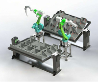 Robot de soudage industriel MIG TIG laser, bras robotisé six axes, moteur servo-électrique, suivi laser, vision de soudage