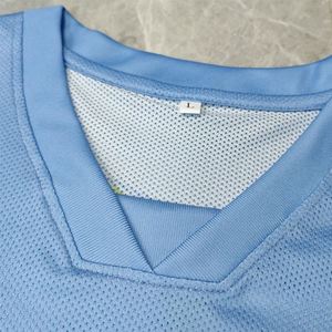 Maillot de football américain personnalisé par sublimation, coupe ample et courte, design oversize tendance, pour équipes et jeunes, avec impression - Product Image 4