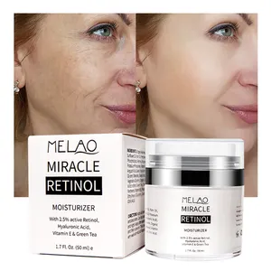 Venta al por mayor Cuidado DE LA PIEL Revitalizador facial orgánico Blanqueamiento Hidratante antienvejecimiento Crema facial de retinol