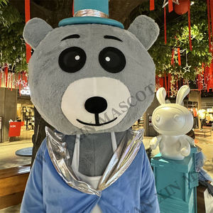 पांडा पशु प्लश शुभंकर वयस्क पोशाक भूरे रंग का रस टेडी भालू शुभंकर टेडी भालू शुभंकर - Product Image 2