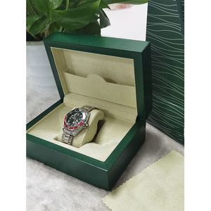Single Watch Storage Box with Full Accessories, Luxury Green Watch Case with Soft Lining & <b>Matching</b> Outer Box - Product Image 6