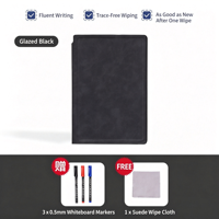 Carnet effaçable et réutilisable en PU, bloc-notes élégant et papier à croquis, idéal pour l'école, cadeau parfait