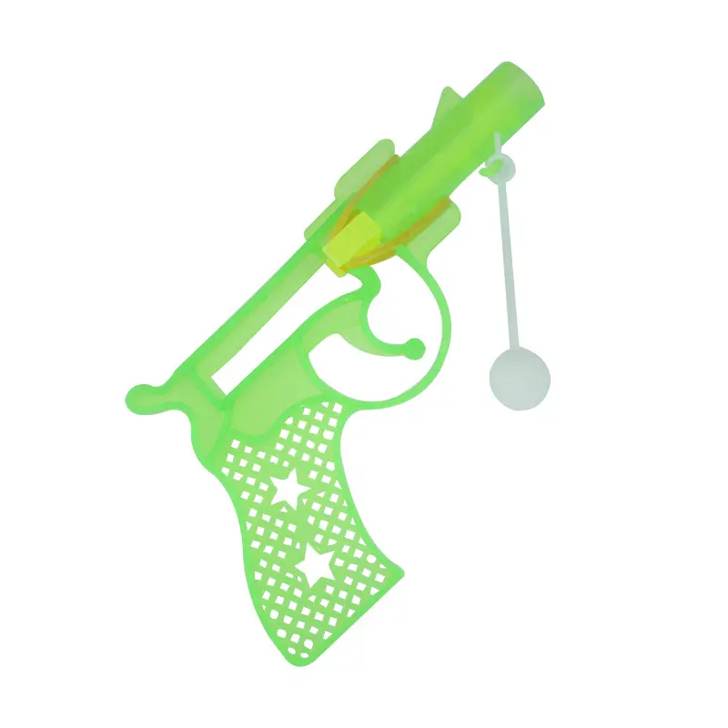Mainan nostalgia anak-anak warna-warni karet plastik lucu Band tembak mainan pistol harga pabrik air lucu plastik pistol peluru mainan