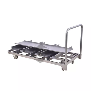 Stanchion Deluxe depolama el arabası 18 adet direkleri depolama el arabası sonrası arabası - Product Image 5