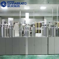 Émulsifiant sous vide SME-E hydraulique 200L SUS316L pour ligne de production de crèmes et lotions cosmétiques moyennes