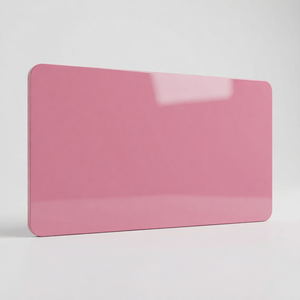 แผ่นอลูมิเนียมคอมโพสิตเคลือบ PVDF สีชมพู หนา 4 มม. ดีไซน์ทันสมัยสำหรับผนังภายนอกอาคาร น้ำหนักเบา ตัวอย่างฟรี - Product Image 4