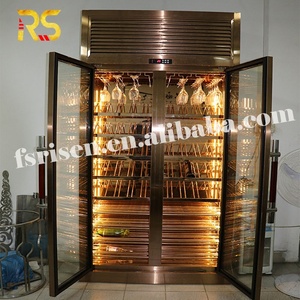 Professional Temperature Controlled Wine Cooler Cabinet Fridge with Glass Door & Led Light for Home Bar <b>Storage</b> Display Wine - Product Image 3