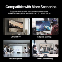 HDMI-Glasfaserkabel Maßgefertigt A149-3 8K 60Hz & 4K 120Hz Blaue Armierung PVC-Ummantelung Projektor Kamera Heimkino HDMI-Kabel