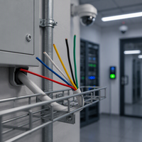 Câble d'alarme de sécurité blindé 2 conducteurs 14 AWG Premium, fil de signal en cuivre pur OFC robuste pour système d'accès longue distance