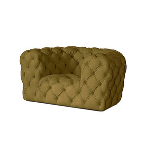 Set di Divani <span class=keywords><strong>Chester</strong></span> Moon di Design Lussuoso, Divani per Soggiorno, Mobili Antichi per la Casa, Panca in Tessuto e Pelle Moderna - Product Image 2