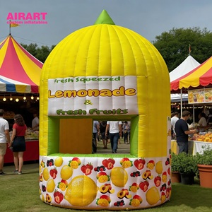 Stand gonflable en forme de citron pour les événements de carnaval et de festivals - Product Image 5