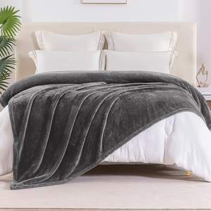 Mantas de microfibra de poliéster para sofá, cama moderna de lujo, grande, de franela, forro polar, de felpa, de terciopelo - Product Image 1