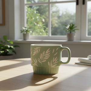 Tazas de Café de Porcelana con Diseño Floral Clásico, Reutilizables, Aptas para Lavavajillas y Microondas, Ideales para Regalos y Fiestas, en Caja de Regalo - Product Image 3