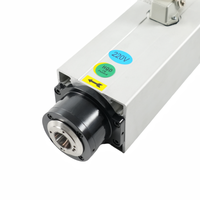 Moteur de broche à refroidissement par air ATC à entraînement par variateur de fréquence HQD GDL40.5-I20-24Z/2.2 2.2KW ISO20 24000 tr/min pour machine de fraisage CNC
