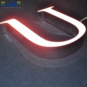 Publicidad de alta calidad en el nombre de la tienda de resina 3d canal signo junta cartas - Product Image 5