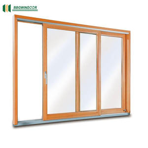 루크리빙 알루미늄 클래드 우드 리프트 및 슬라이딩 알루미늄 클래드 우드 도어 (주택용) 독일산 하드웨어 포함 - Product Image 1