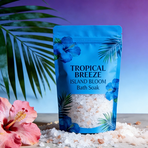 Bolsa con cierre vertical de PET/PE impresa con logotipo personalizado para sal natural con ventana transparente, bolsa de embalaje de calidad alimentaria. - Product Image 3