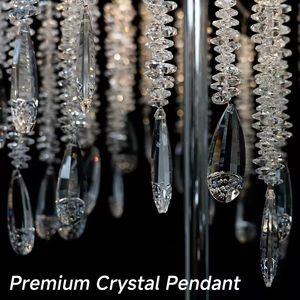 Nouveau centre de <span class=keywords><strong>table</strong></span> élégant et moderne en métal avec support à fleurs LED et télécommande pour mariage, banquet et décoration intérieure - Product Image 6