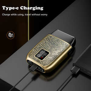 New All Metal Foil Shaver Waterproof Triple Blades Electric Shaver Razor for Men Bald Head Barber Shaver - Product Image 4