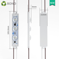 Module LED 2835 12V AC 110V/220V, module SMD 3LED, module d'injection LED, CE Rohs IP67 étanche