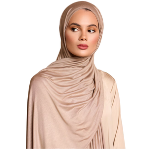 Vente en gros, nouvelle mode, hijab uni, long châle pour femmes, écharpe en jersey de polyester bon marché - Product Image 2