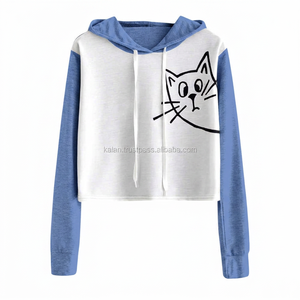 KFHW04 <span class=keywords><strong>felpa</strong></span> in pile di cotone 100% <span class=keywords><strong>con</strong></span> stampa personalizzata <span class=keywords><strong>bianco</strong></span> Crop Top <span class=keywords><strong>felpa</strong></span> invernale <span class=keywords><strong>con</strong></span> <span class=keywords><strong>colletto</strong></span> <span class=keywords><strong>con</strong></span> cappuccio all'ingrosso - Product Image 3