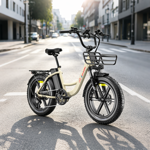 Vélo électrique Pedelec à cadre bas 20 pouces 4.0 fat tire, entrepôt UE livraison 2-7 jours certifié EN15194 vente en gros - Product Image 1