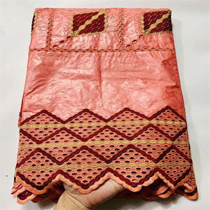 Tissus de Dentelle Bazin Riche Africaine de Haute Qualité en Gros, Dentelle Française <span class=keywords><strong>Georges</strong></span> - Product Image 2