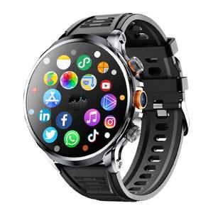 Montre Intelligente H18 4G LTE Grand Écran 3+32Go, Wi-Fi, GPS, Caméra, <span class=keywords><strong>TikTok</strong></span>, YouTube, Android, iOS – Accès Carte SIM, Commande Tactile, Bracelet en Caoutchouc - Product Image 2