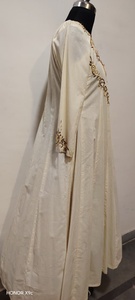Conjunto de Kurti largo de algodón Anarkali hecho a mano para fiestas, diseño moderno y ligero para mujer. - Product Image 2