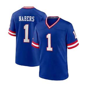 Maillot de football cousu en édition limitée # 1 Nabers # 6 fléchettes # 44 Skattebo Hommes Short imprimé 100% polyester à séchage rapide - Product Image 4