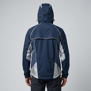 Veste de pluie longue unisexe pour le camping, la pêche, la randonnée, les activités de plein air, OEM ODM, imperméable, coupe-vent, à capuche, personnalisable - Product Image 5