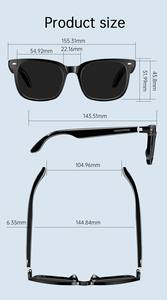 Gafas Inteligentes V6 MAX con Carga Magnética, Asistente de Voz IA, Auriculares Portátiles para Viajes, Lentes Fotocromáticas, Gafas de Sol - Product Image 2