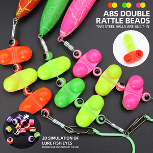 Seacrazy nouveau B5 éclairage enduit poisson-chat plate-forme 100mm 5.16in 13.2g crayon <span class=keywords><strong>Popper</strong></span> leurre artificiel dur appât W lumineux cercle crochets - Product Image 5