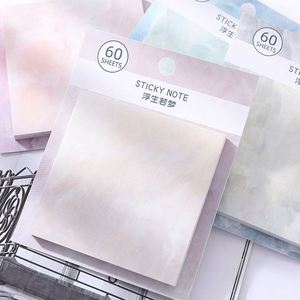 Blocs-notes autocollants personnalisés imprimés, design étoiles colorées et mignonnes, papier adhésif - Product Image 4