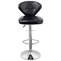 Chaise TUQ Bestseller, tabouret de bar moderne d'extérieur à hauteur réglable avec coussin moelleux, design stable pour bar à domicile, hauteur de siège 60-82 cm