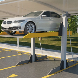 Chất lượng cao Nhà máy đôi cột xe nâng thủy lực tự động hệ thống đỗ xe thích hợp cho mua sắm <span class=keywords><strong>Plaza</strong></span> - Product Image 4