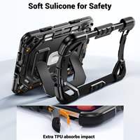 Étui de protection en silicone pour tablette avec béquille robuste, nouveau design, compatible avec iPad Mini 7, Mini 6 et autres modèles universels