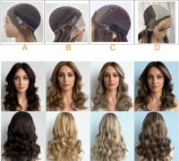 Perruque Kosher juive en cheveux humains vierges, dentelle suisse HD, nœuds invisibles, ondulée, densité 130, certifiée par un rabbin, Sheitel pour femmes