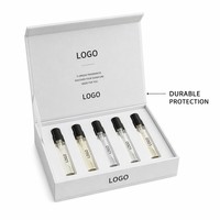 Kotak Sampel Parfum Mini Koleksi Discovery Set, Parfum Desain Premium untuk Promosi, Kotak Mewah Profumo Ecopelle