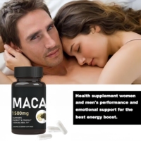 Capsules de Maca OEM pour Hommes : Énergie Longue Durée, Extrait de Racine de Maca en Poudre pour Hommes, Apportant de l'Énergie