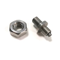Stud Bolt M16 X 100 mm 2 Nuts A193 Gr B7 B16 A194 Gr 2H Gr 7 Black Plain